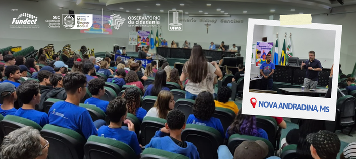 Observatório da Cidadania participa da Semana Municipal da Juventude em Nova Andradina
